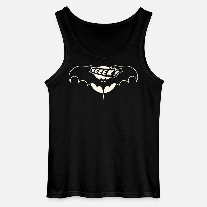 creepy cute bat - Gildan Männer Tank Top - Schwarz
