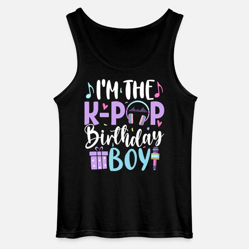 I'm The K Pop Birthday Boy - Gildan Männer Tank Top - Schwarz