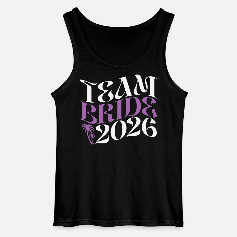 Team Bride Junggesellinnenabschied 2026 - Gildan Männer Tank Top - Schwarz