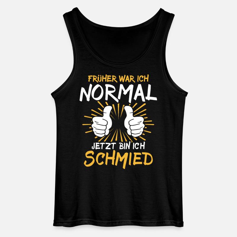 Schmied Spruch - Gildan Männer Tank Top - Schwarz