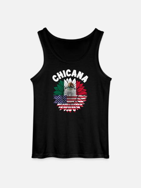 Mexico Pride & Home Mexican Mexico Flag - Gildan Men’s Tank Top - black