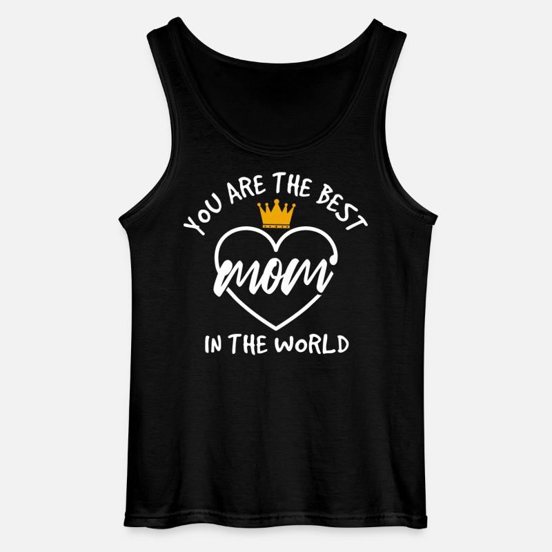 Beste Mama der Welt Geschenkhemd - Gildan Männer Tank Top - Schwarz