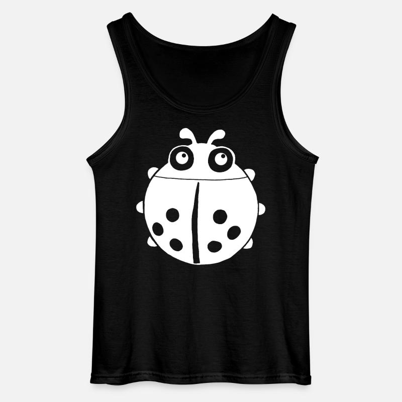 Biała biedronka - Męski tank top Gildan - czarny