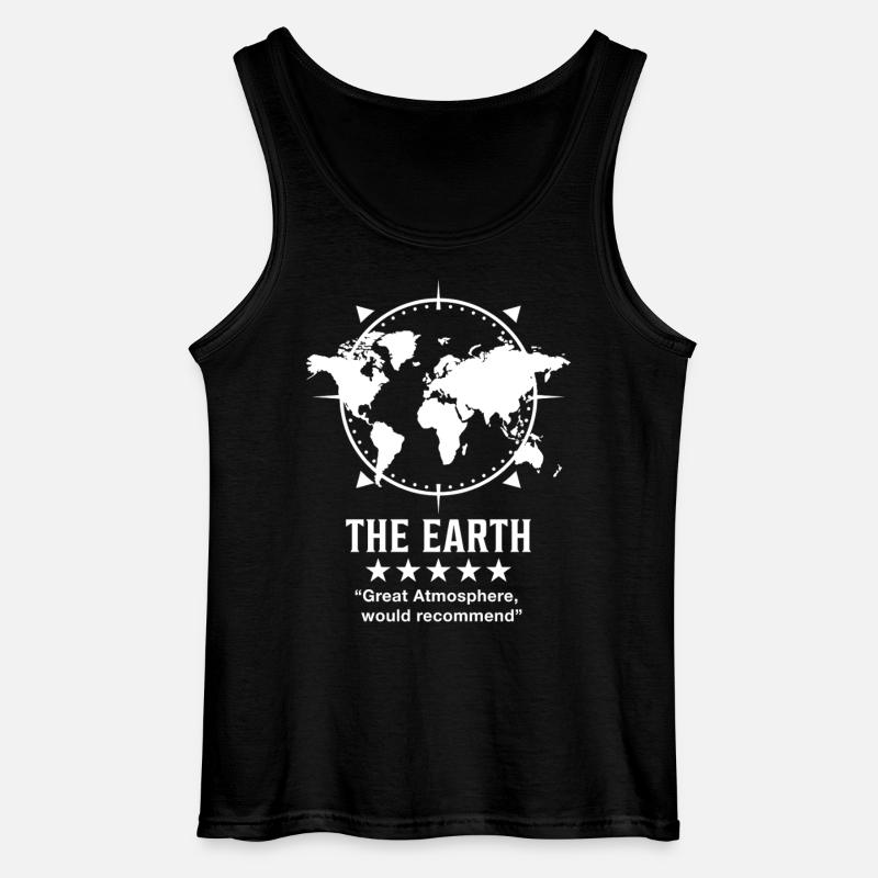 The_Earth_Great_Atmosphere_V2 - Gildan Männer Tank Top - Schwarz