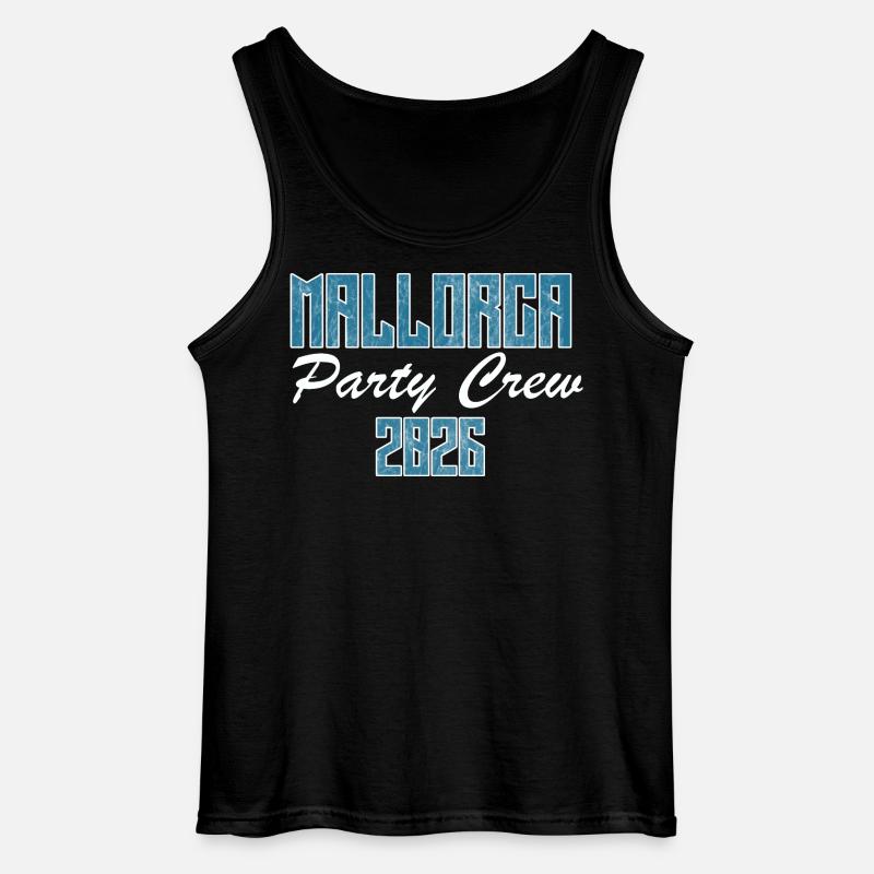 Mallorca, Party - Gildan Männer Tank Top - Schwarz