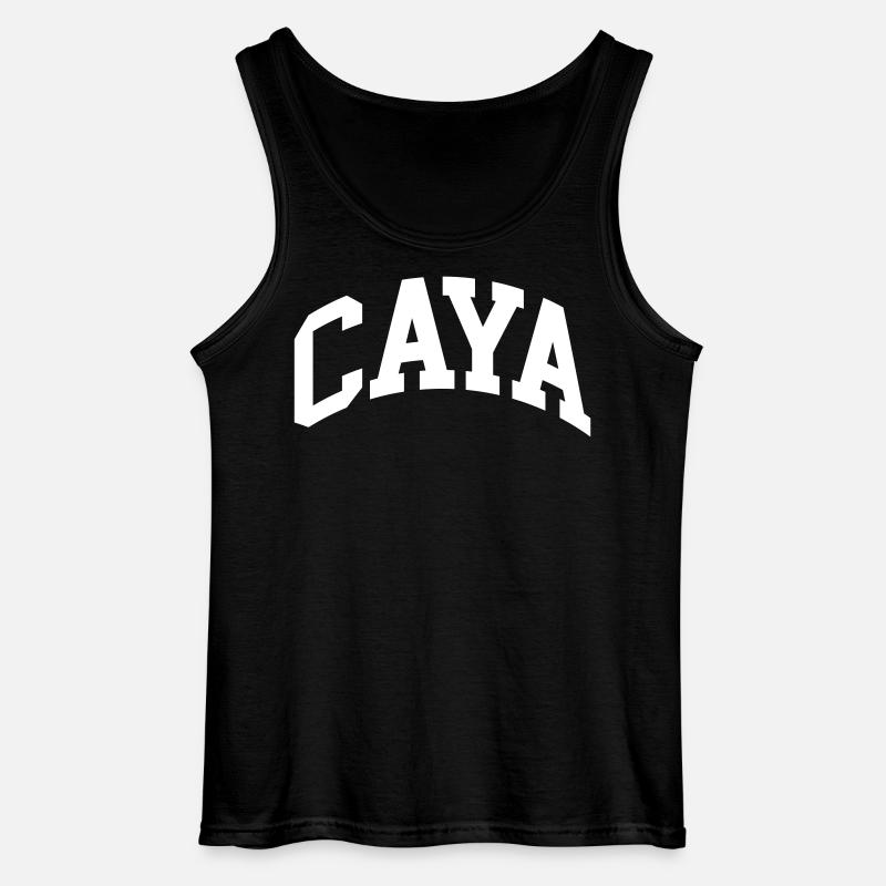 Caya - Gildan Männer Tank Top - Schwarz