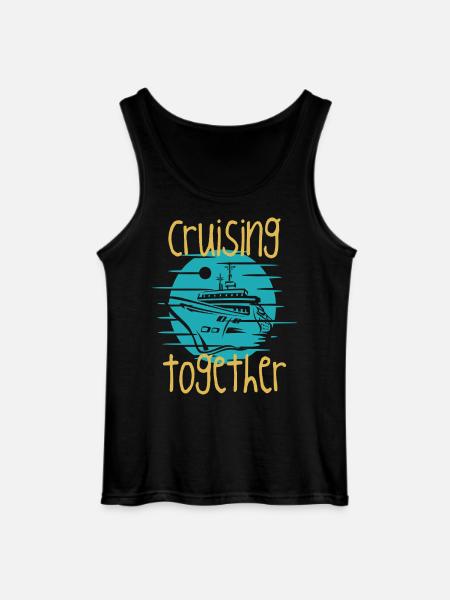 Gemeinsam Kreuzfahrt-Bootsgrafik - Gildan Männer Tank Top - Schwarz