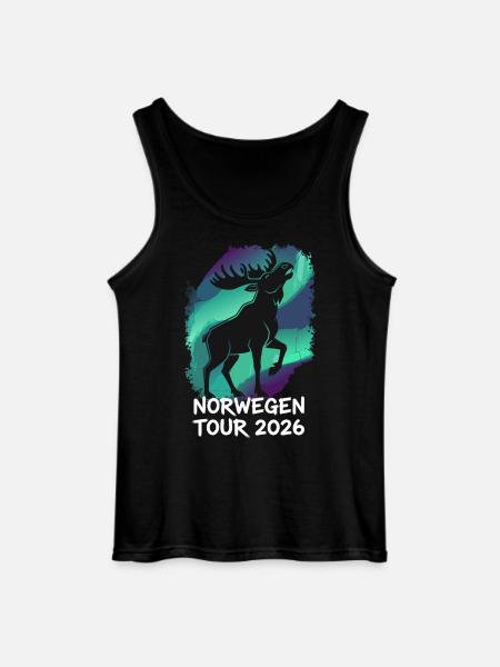 Norway Tour 2026 Moose - Gildan Men’s Tank Top - black