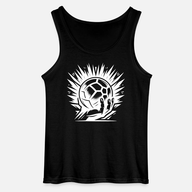 Handball - Gildan Männer Tank Top - Schwarz
