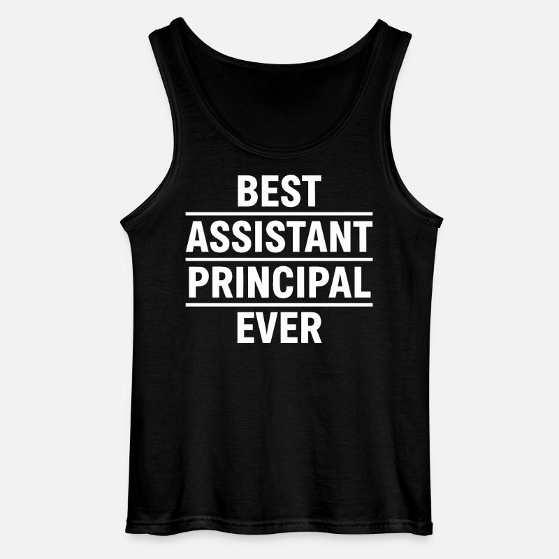 Best Assistant Principal Ever - Gildan Männer Tank Top - Schwarz