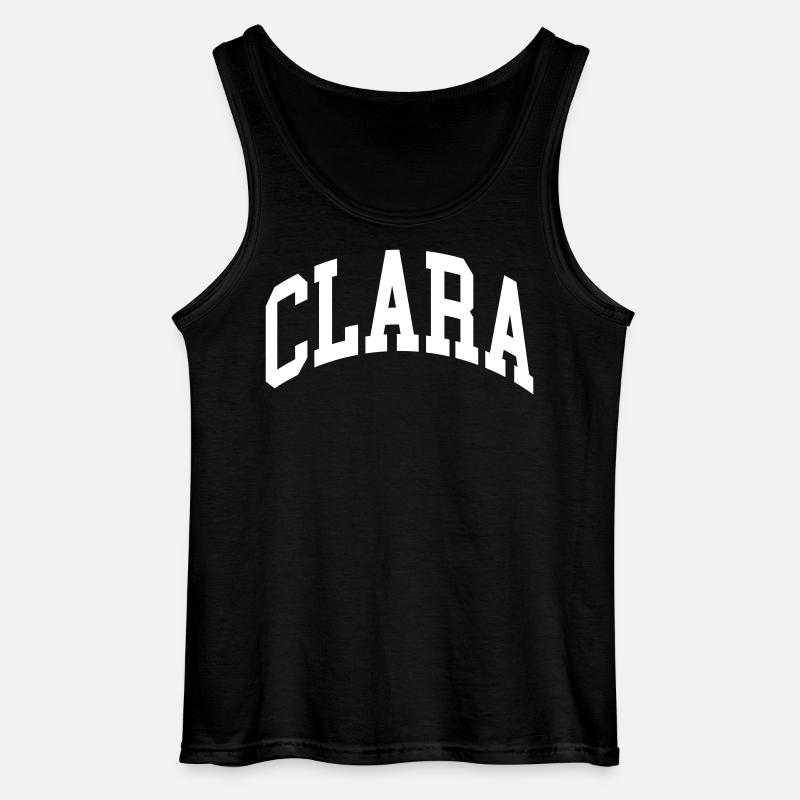 Clara - Gildan Männer Tank Top - Schwarz