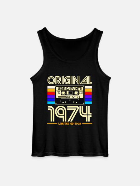Original 1974 Limited Edition - Débardeur Gildan Homme - noir