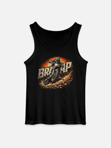 Dirtbike Dirt Bike Motocross Braaap - Gildan tanktop til mænd - sort