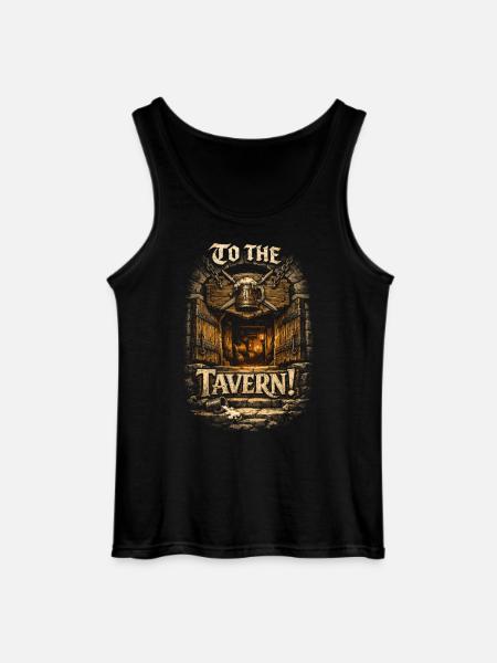 Medieval Festival Medieval Market To The Tavern! - Gildan Men’s Tank Top - black