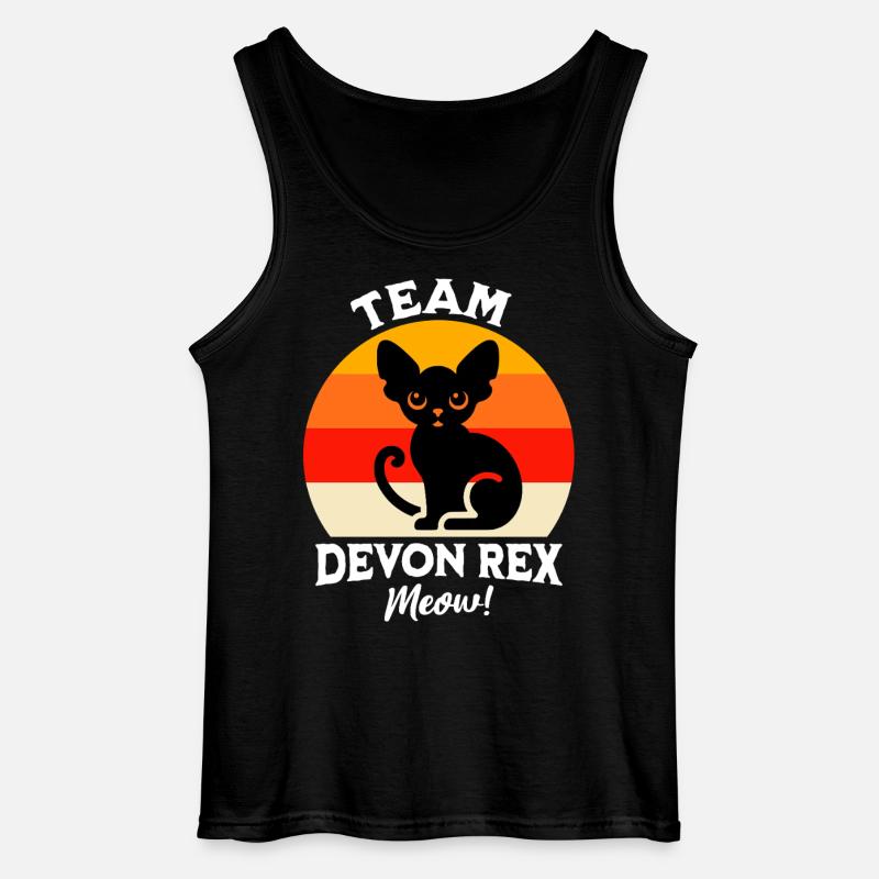 Équipe Devon Rex - Débardeur Gildan Homme - noir