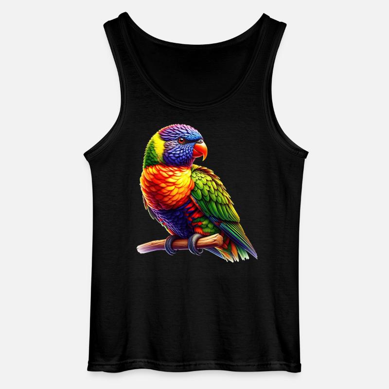Forstenlori - Gildan Männer Tank Top - Schwarz
