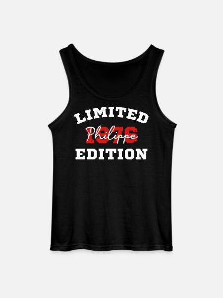 Limited 1976 Philippe Edition - Gildan Men’s Tank Top - black