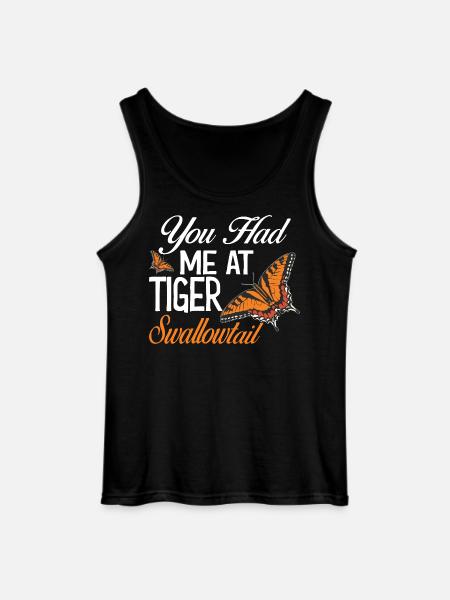 Entomology Insect Butterflies Eastern Tiger - Gildan Men’s Tank Top - black