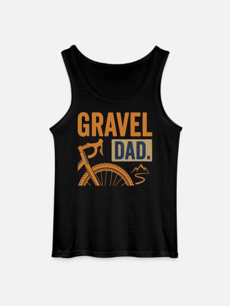 Papa Vélo de gravier Papa VTT - Débardeur Gildan Homme - noir