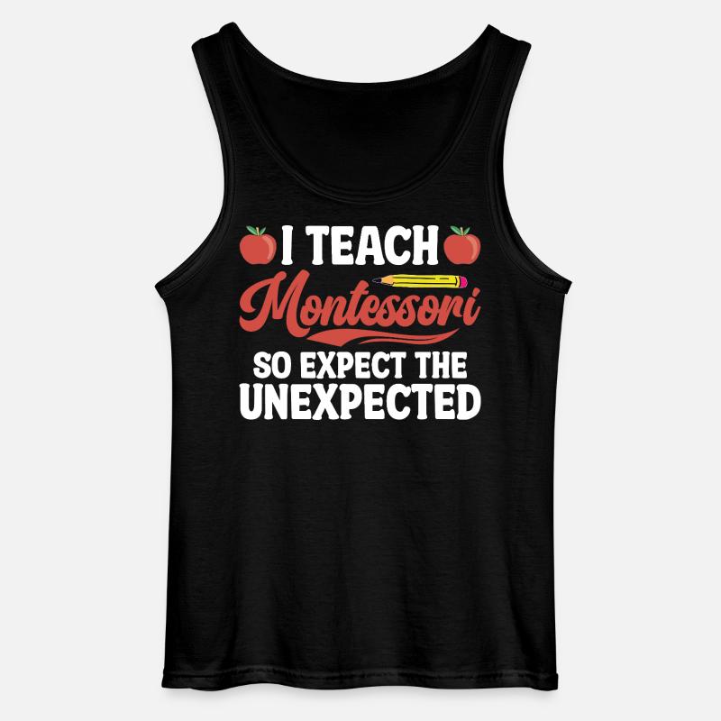 Montessori-Arbeiterbildungsmethode Montessori - Gildan Männer Tank Top - Schwarz