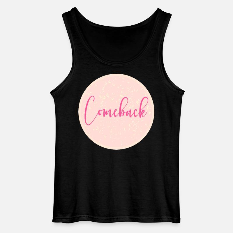 Komm zurück - Gildan Männer Tank Top - Schwarz