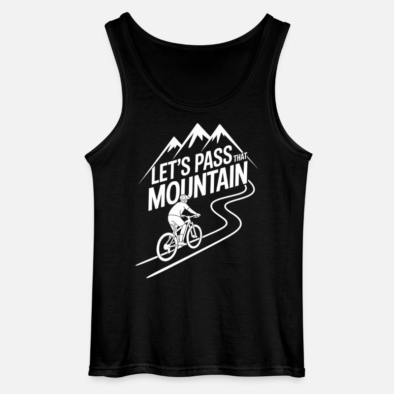 VTT, Descente, Action du cyclisme - Débardeur Gildan Homme - noir