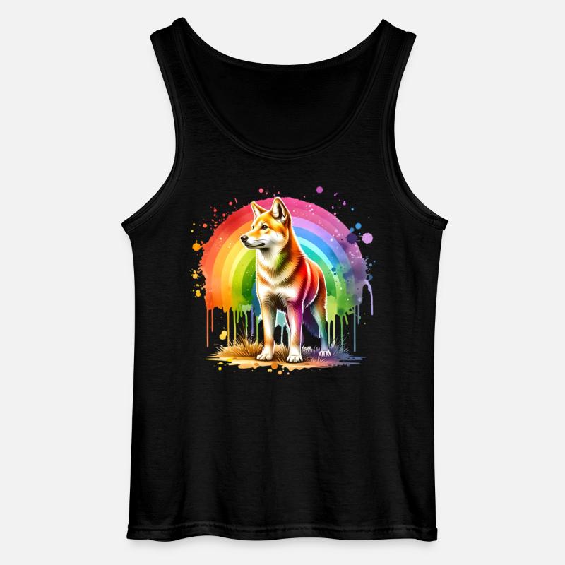 Australischer Wildhund Geschenk - Gildan Männer Tank Top - Schwarz
