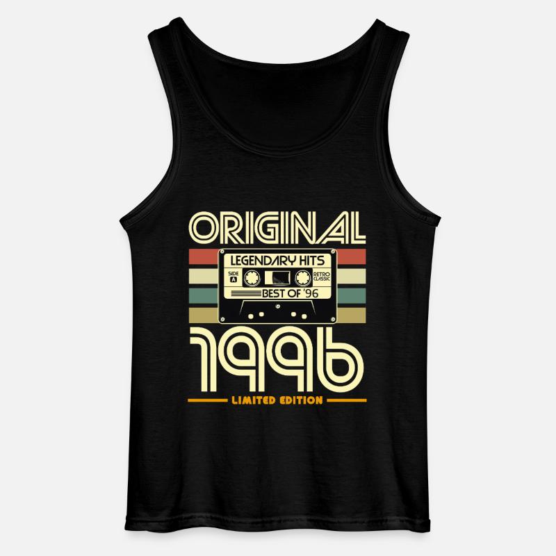 Originale Nostalgia-Kassette von 1996 - Gildan Männer Tank Top - Schwarz