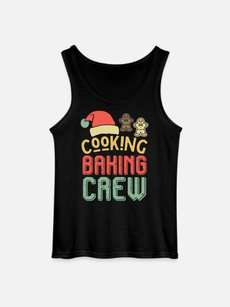 Christmas Baking Crew – Cooking Baking Crew - Gildan Men’s Tank Top - black