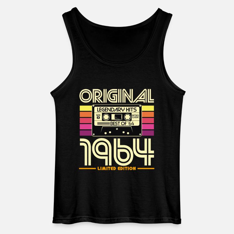 Originale Retro-Hits von 1964 - Gildan Männer Tank Top - Schwarz