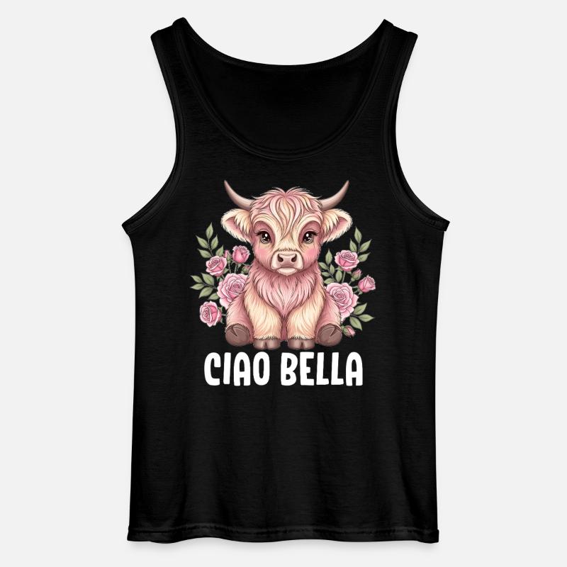 Ciao Bella - Gildan Männer Tank Top - Schwarz