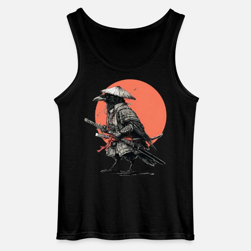 Raven Samurai Armour - Gildan Men’s Tank Top - black