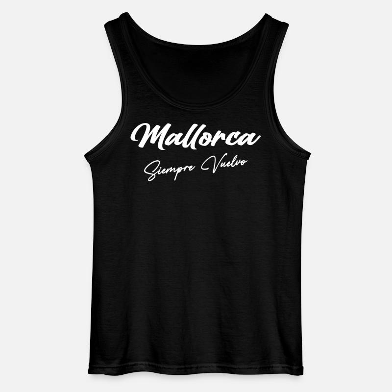 Mallorca - Gildan Männer Tank Top - Schwarz