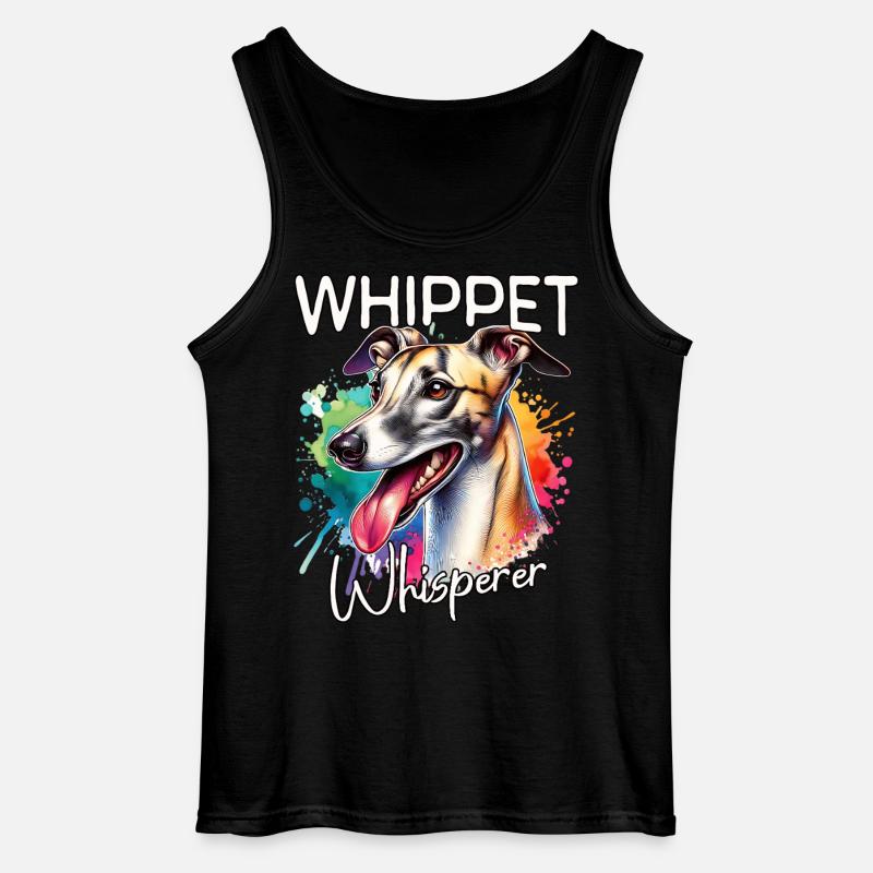 Windhund Flüsterer - Gildan Männer Tank Top - Schwarz
