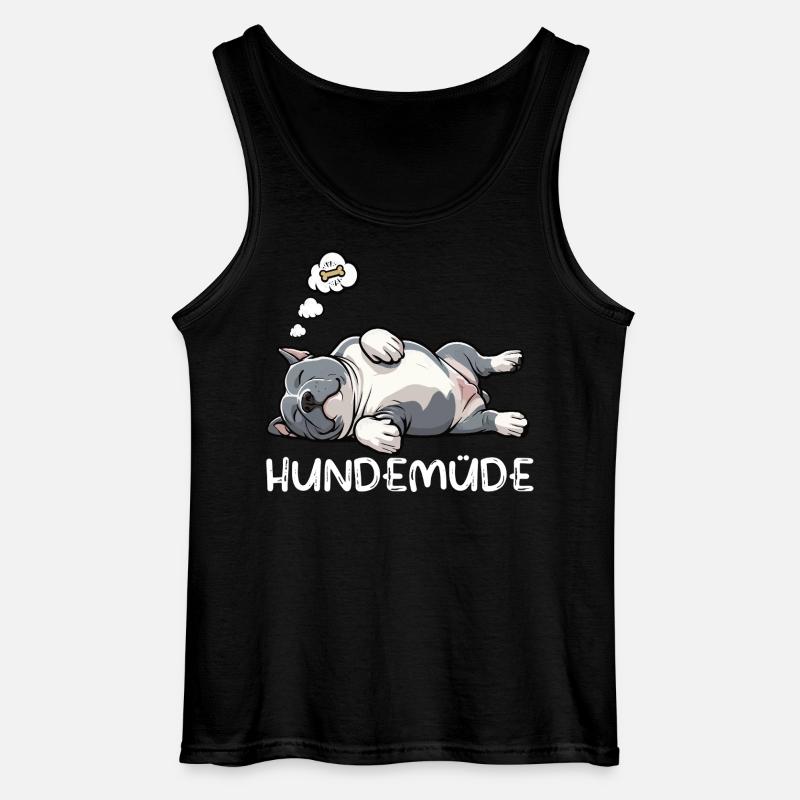 Hundemüde American Bully Bully Pit Bullybesitzer - Gildan Männer Tank Top - Schwarz