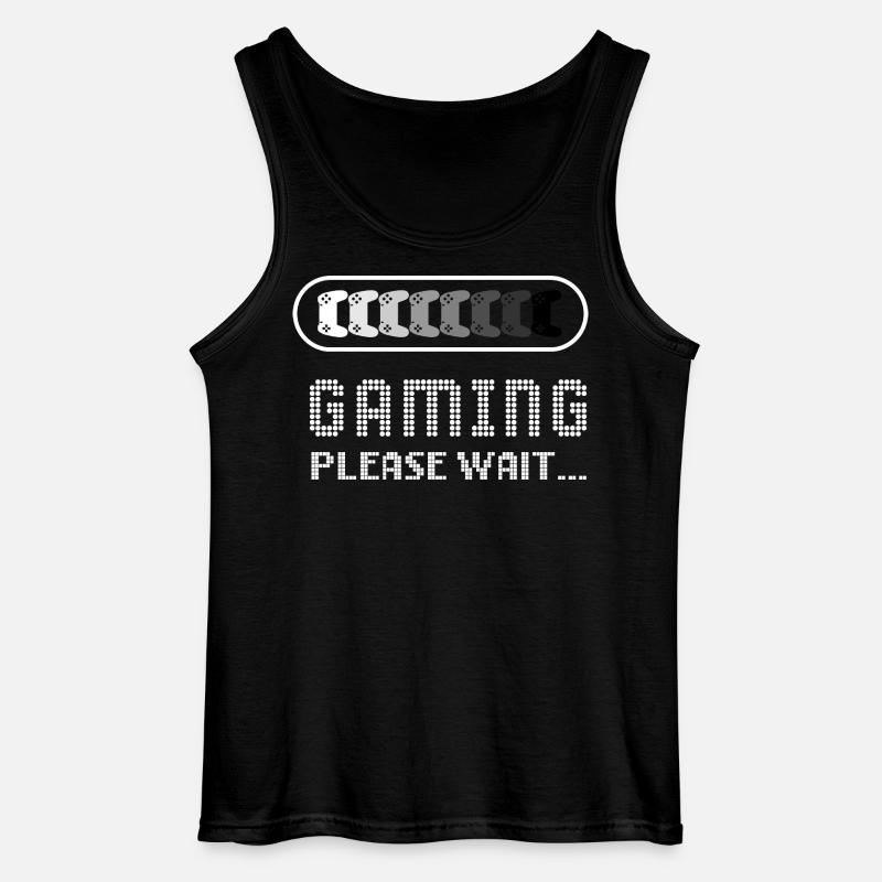 Gaming_please_wait - Gildan Men’s Tank Top - black