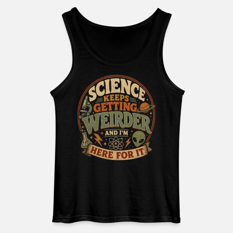 Wissenschaft wird immer verrückter - Gildan Männer Tank Top - Schwarz