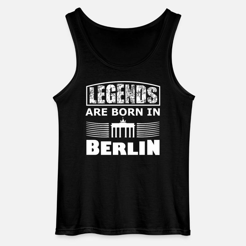 Legends from Berlin - Gildan Men’s Tank Top - black