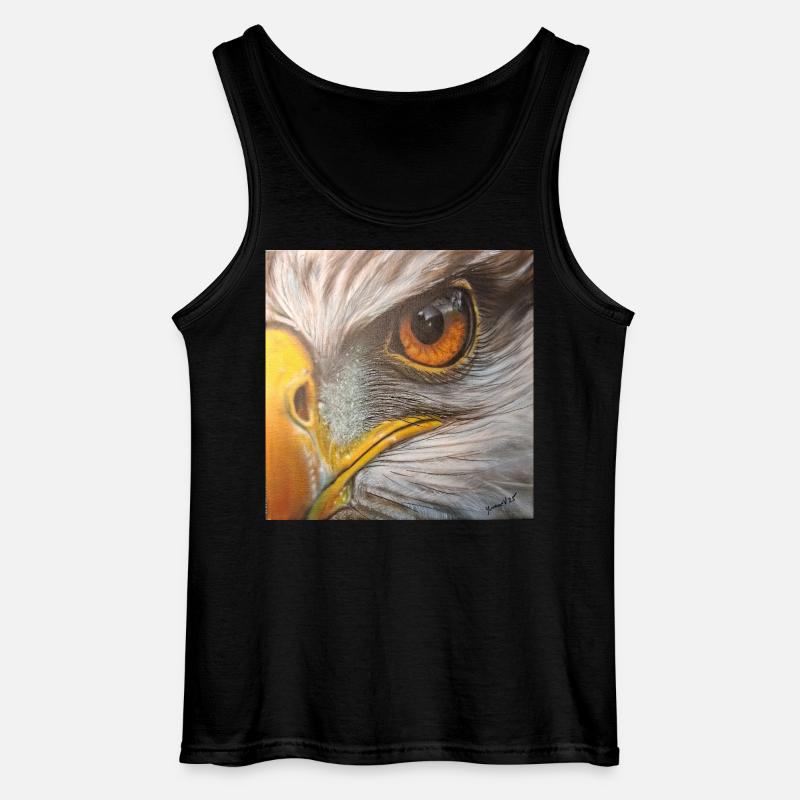 Adlerauge  - Gildan Männer Tank Top - Schwarz