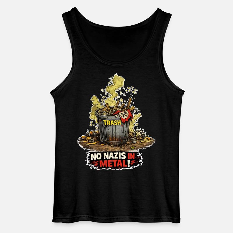 Rechte Mülltonne - Gildan Männer Tank Top - Schwarz