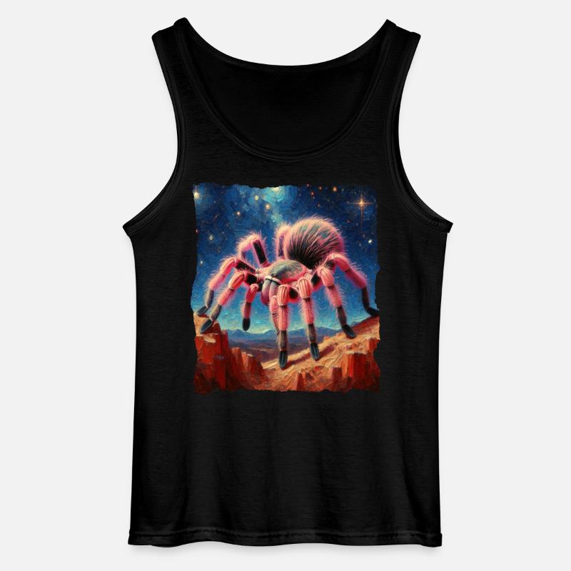 Chile Vogelspinne Starry Night - Gildan Männer Tank Top - Schwarz