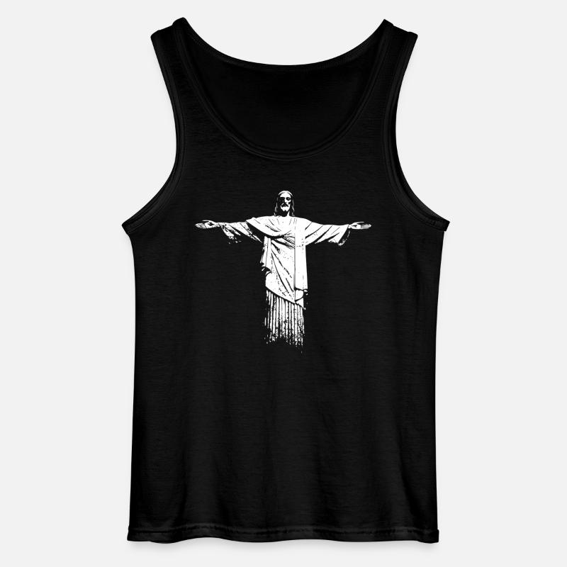 Jesus Rio - Gildan Männer Tank Top - Schwarz