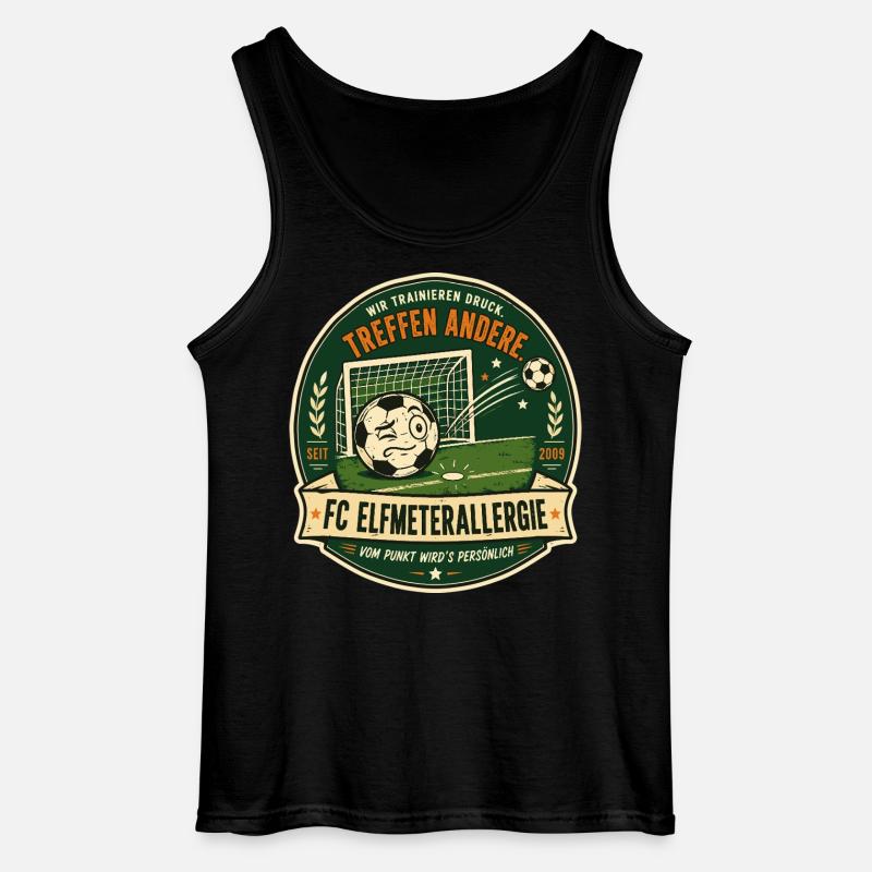 FC Elfmeterallergie - Gildan Männer Tank Top - Schwarz