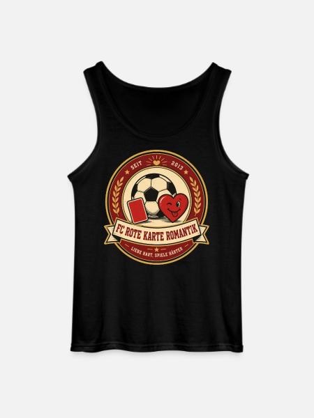FC Rote Karte Romantik - Gildan Männer Tank Top - Schwarz