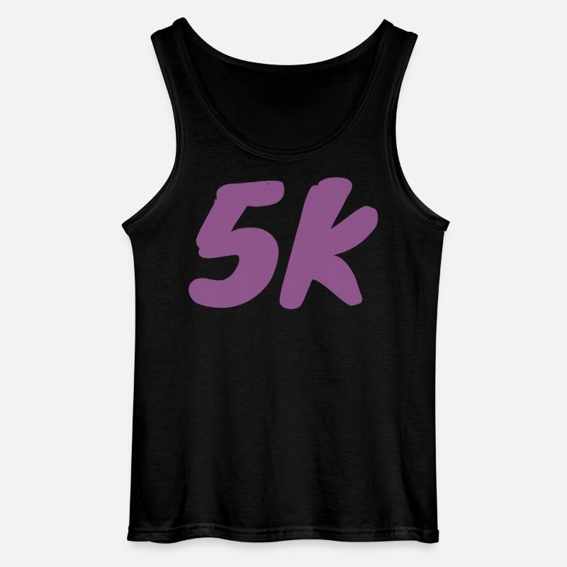 5K_langsame Läufer - Gildan Männer Tank Top - Schwarz