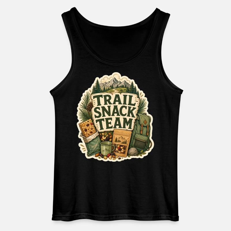 TRAIL SNACK TEAM Snacks - Gildan Men’s Tank Top - black