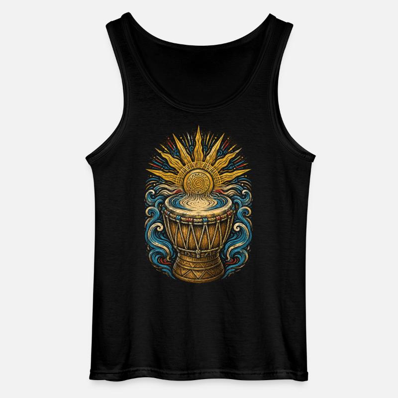 Belize Belizean Root - Gildan Men’s Tank Top - black