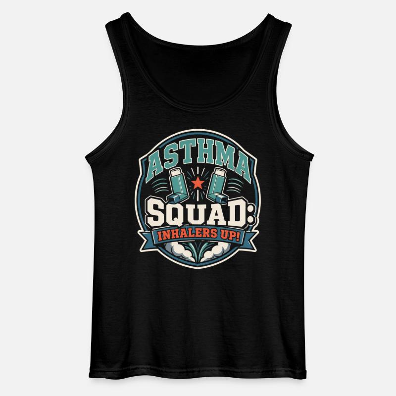 Asthma Squad Inhalers Up Asthmatiker - Gildan Männer Tank Top - Schwarz