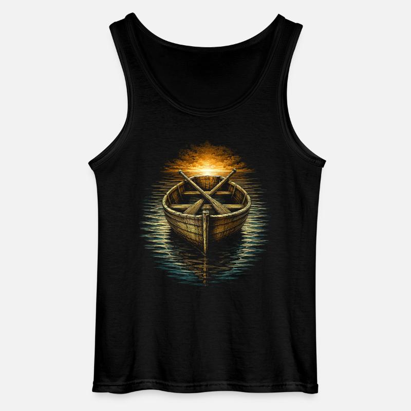 Chaplain, Cler, Pastor Boot - Gildan Men’s Tank Top - black