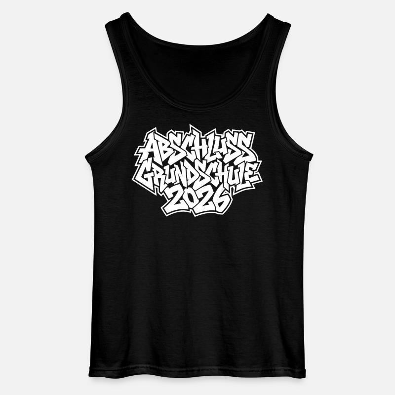 Grundschule Abschluss 2026 Graffiti - Gildan Männer Tank Top - Schwarz